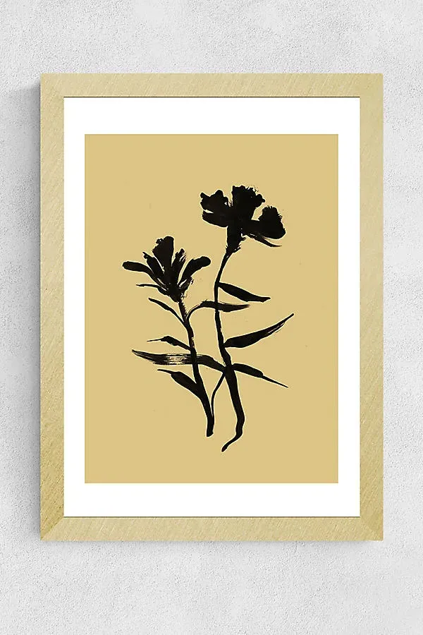 Mono Botanical 3 Wall Art Print product