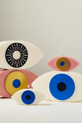 Davie Ocho Candle Co Eye Shaped Wax Candle - Pink product
