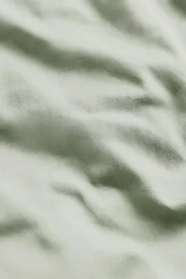 The Original Percale Duvet Cover - Green, Cotton alternate view