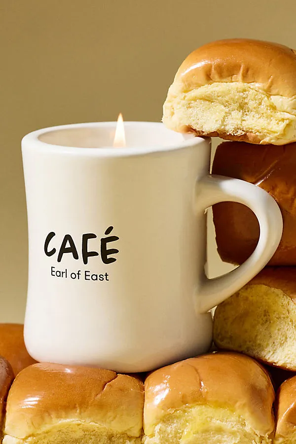 Milk Bun Cafe Gourmand Candle - Ivory, Cotton by Anthropologie