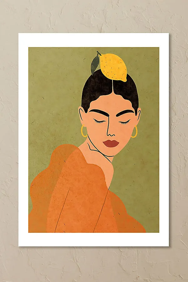 Lemon Fee Wall Art Print product