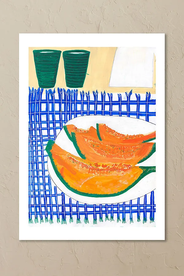 Malone Wall Art Print - Orange product
