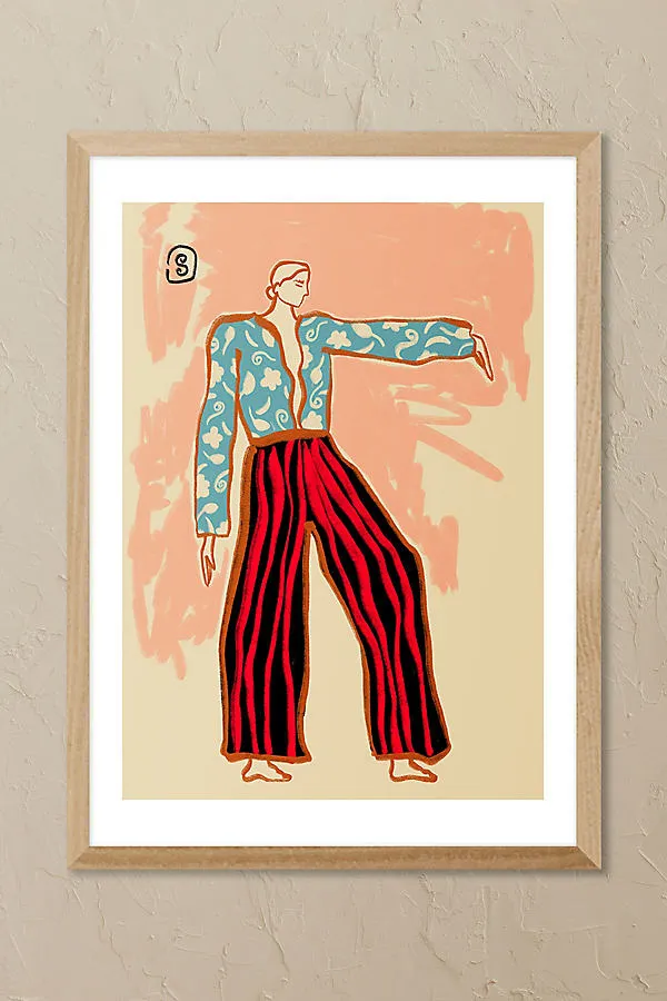 New Year Dance A3 Framed Wall Art product