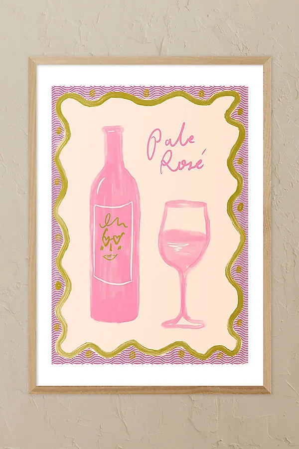Pale Rose A3 Oak Framed Wall Art Print product