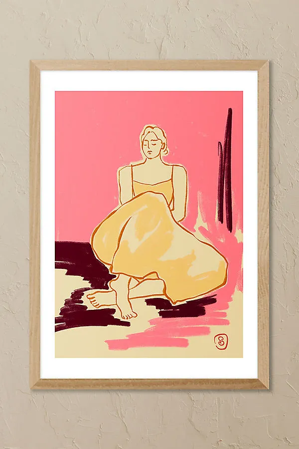 Pink Dream A3 Framed Wall Art - Pink product