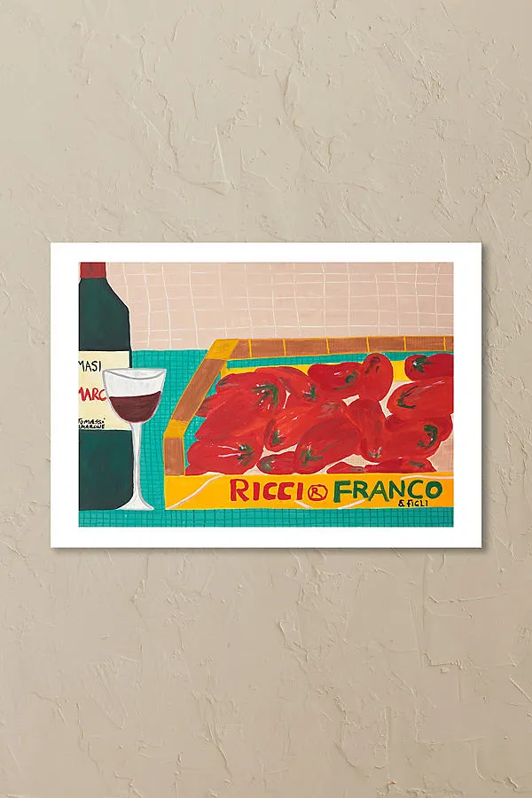 Pomodoro Wall Art Print - Red product