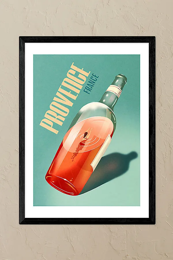Provence Mark Harrison Framed Wall Art Print - Black product
