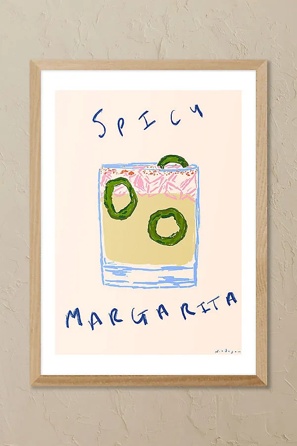 Spicy Margarita A3 Framed Wall Art product