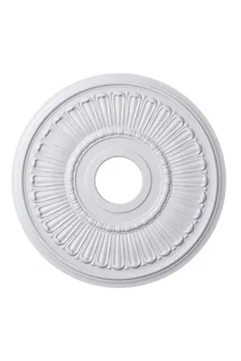 Melonie Petal Textured Ceiling Medallion - White product