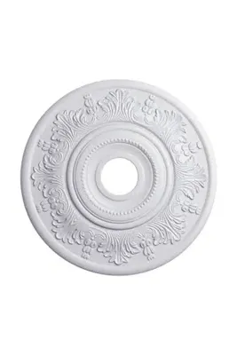 Vienna Pinwheel Foliage Ceiling Medallion - White product