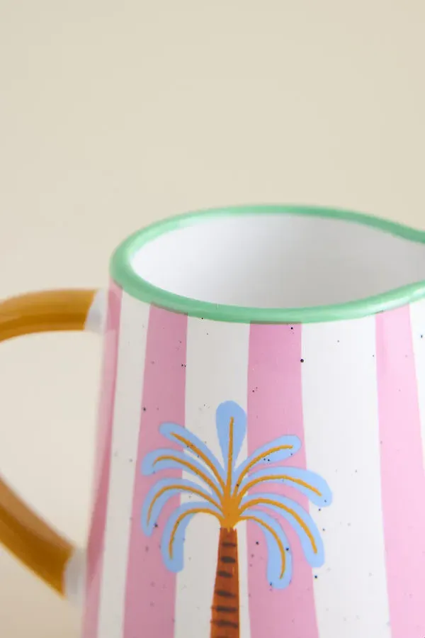 Electric Coast Palm Milk Jug - Pink product