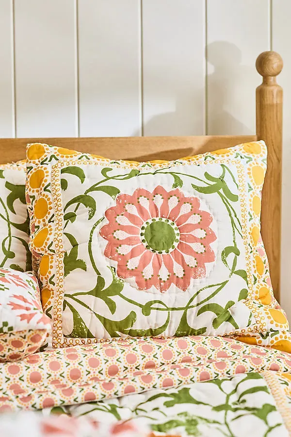Cotton Voile Cottage Euro Sham - Cotton product