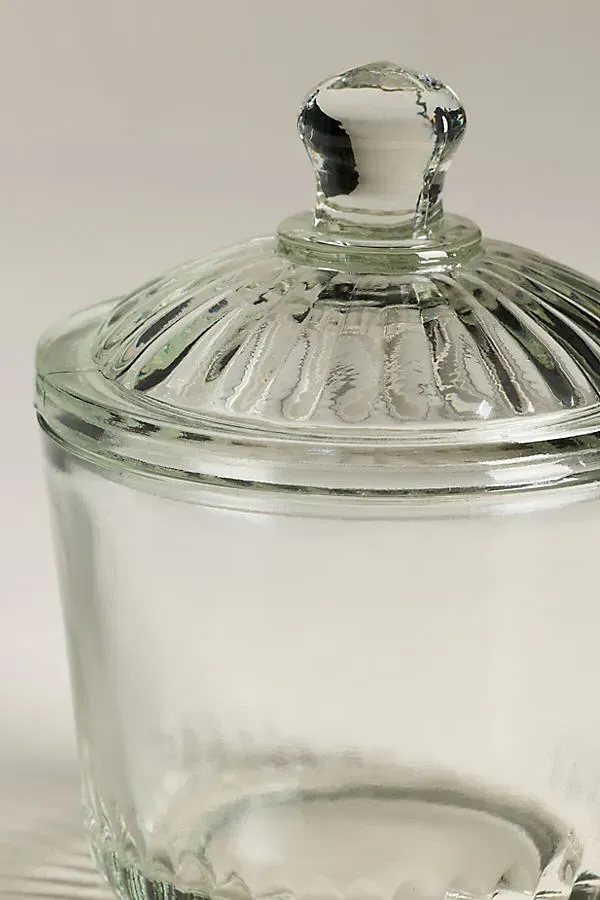 Bistro Glass Biscuit Jar - Clear Glass by Anthropologie, alternate view