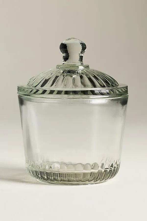 Bistro Glass Biscuit Jar - Clear Glass by Anthropologie