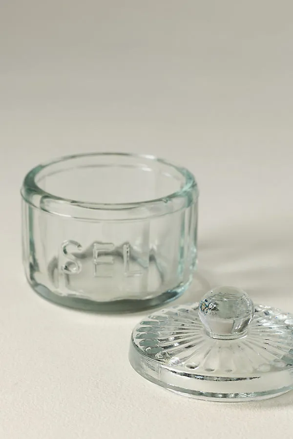 Bistro Glass Salt Cellar - Clear by Anthropologie, alternate view