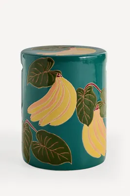Anthropologie Ceramic Side Table - Green product