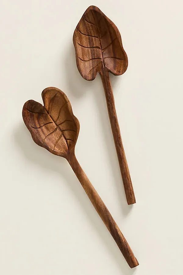 Farm Rio x Anthropologie Wood Serving Set - Brown product