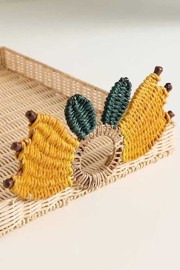 Tray - Beige, Rattan product