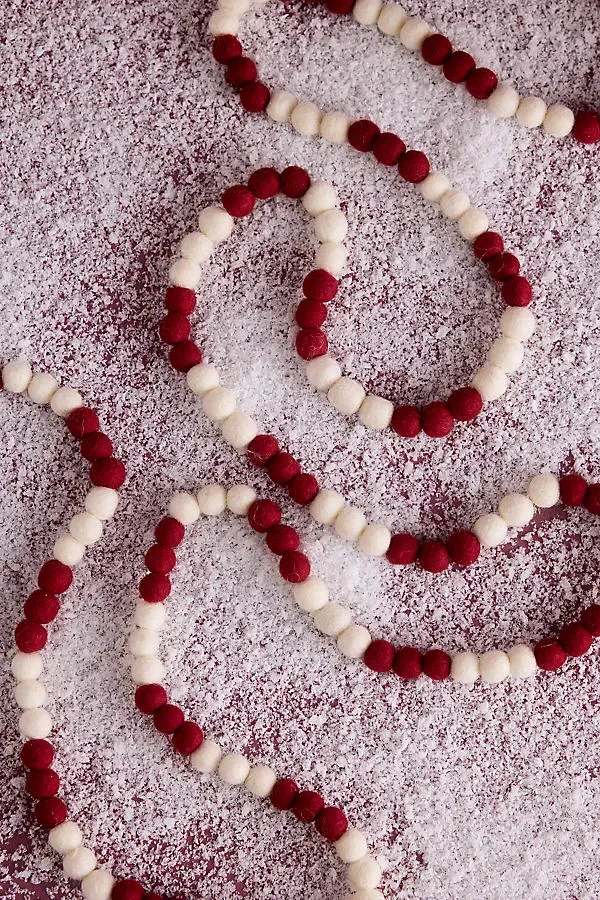 Pom Pom Garland - Wool by Anthropologie