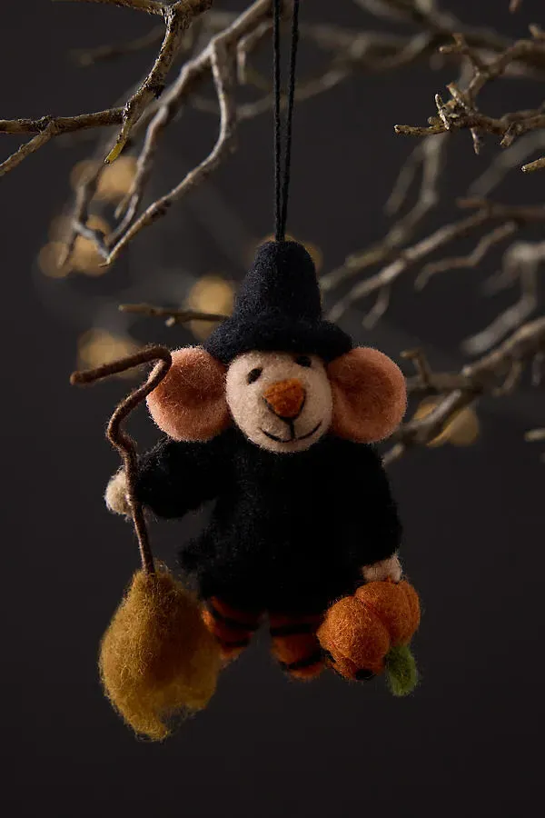 Spellbound Mouse Felt Hanging Halloween Decoration product