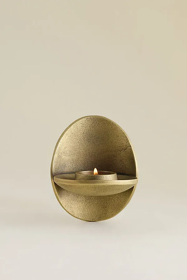 Agapé Wall Tealight Holder - Brown, Recycled Aluminium product