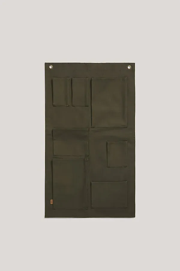 Bark Garden Wall Storage - Green, Cotton product