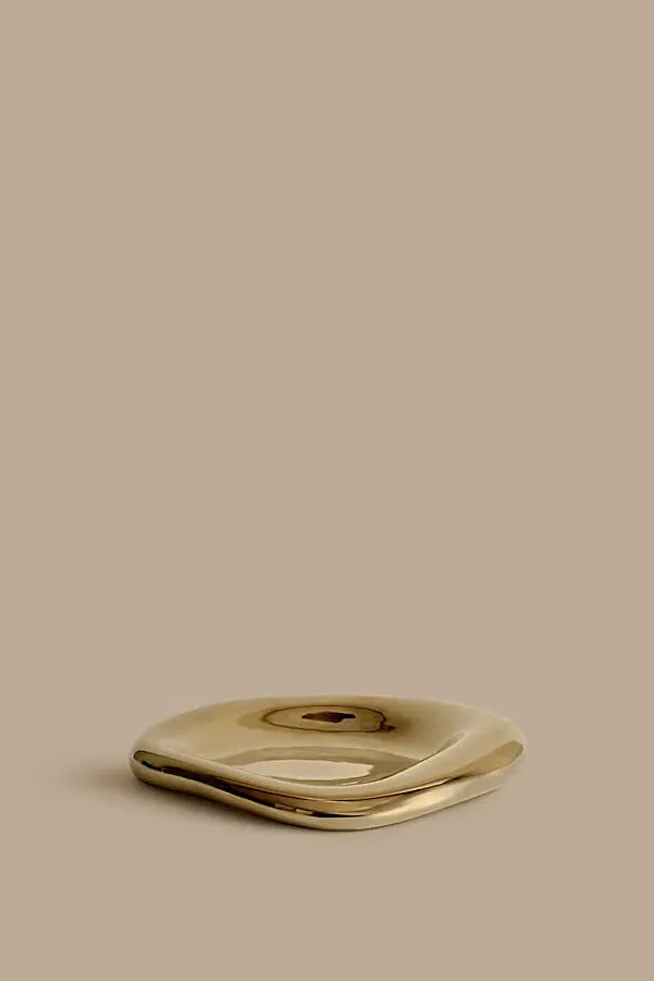 Bellure Porcelain Centerpiece - Gold by Anthropologie