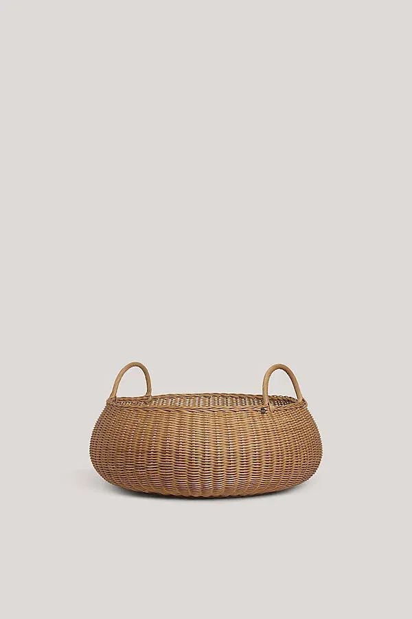 Braided Rattan Basket with Handles product