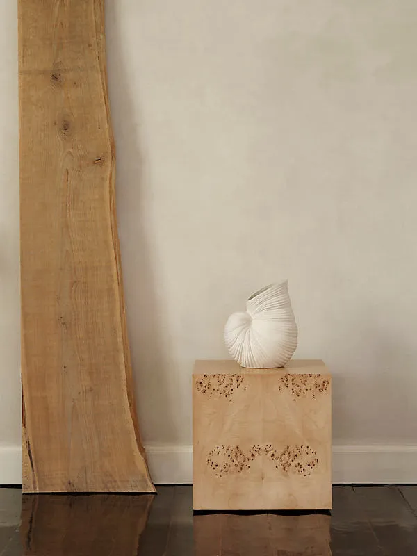Burl Cube Side Table - Burl Wood product