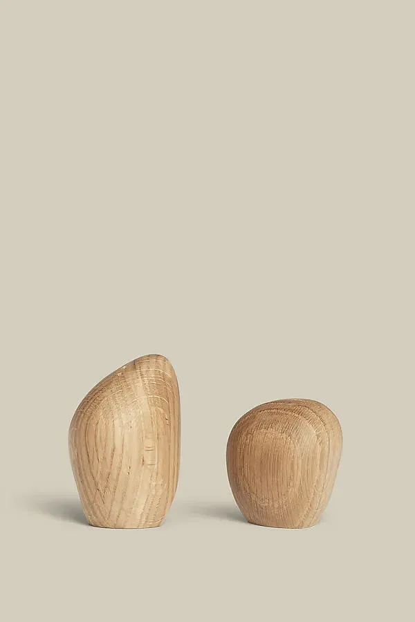 Cairn Salt and Pepper Shakers - Carbonised Wood product