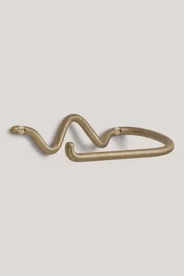Curvature Toilet Roll Holder - Brass by Anthropologie, alternate view