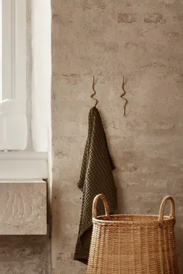 Curvature Wall Hook - Brass product