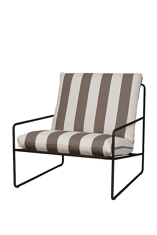 Desert Indoor/Outdoor One-Seater Sofa - Brown, Polyester by Anthropologie