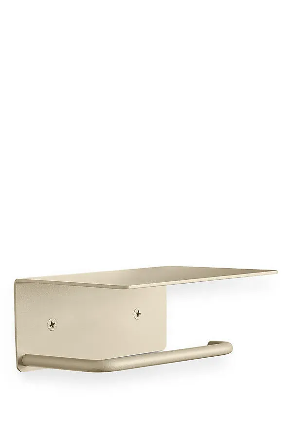 Dora Toilet Paper Holder Shelf - Powder-Coated Steel by Anthropologie, alternate view