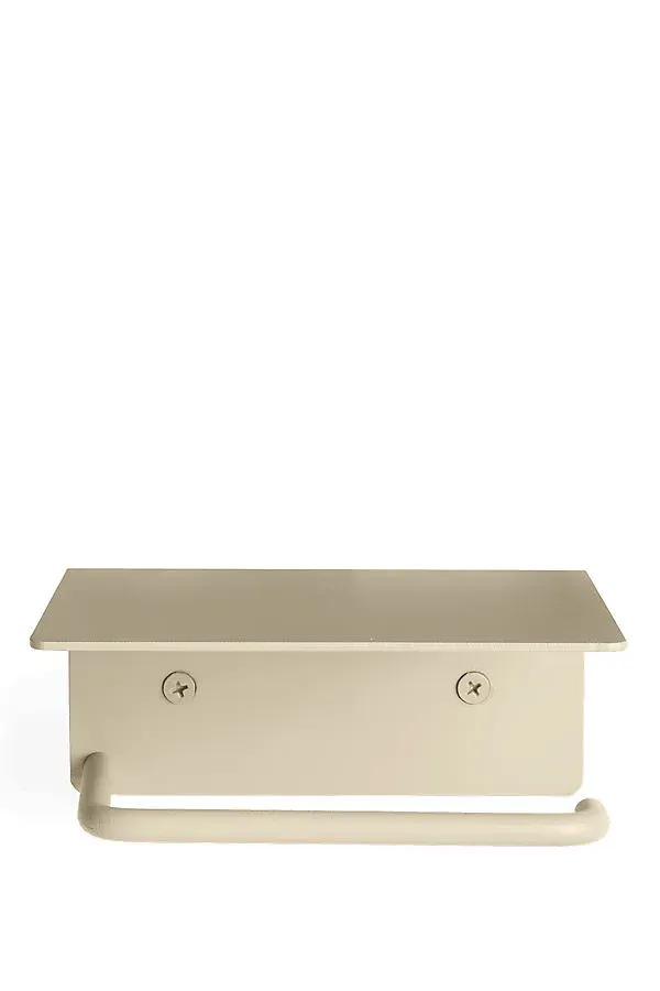 Dora Toilet Paper Holder Shelf - Powder-Coated Steel by Anthropologie