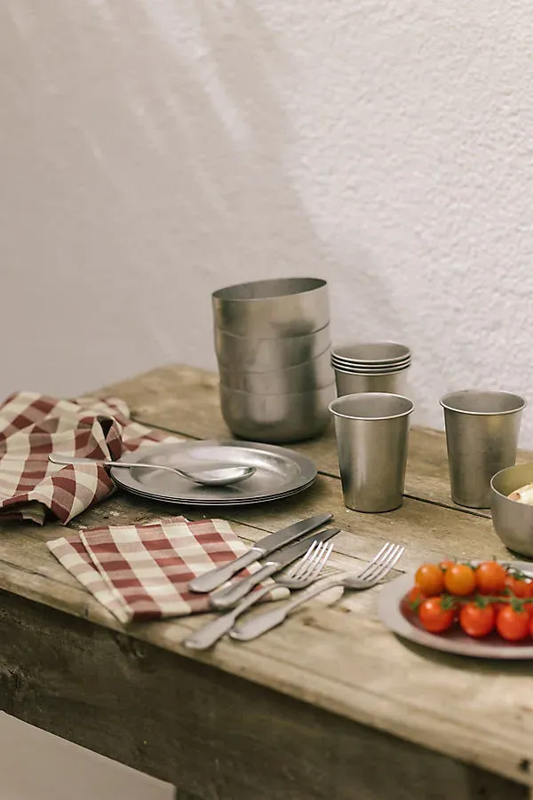 Ferm Living Stainless Steel Tumbled Cup - Silver product