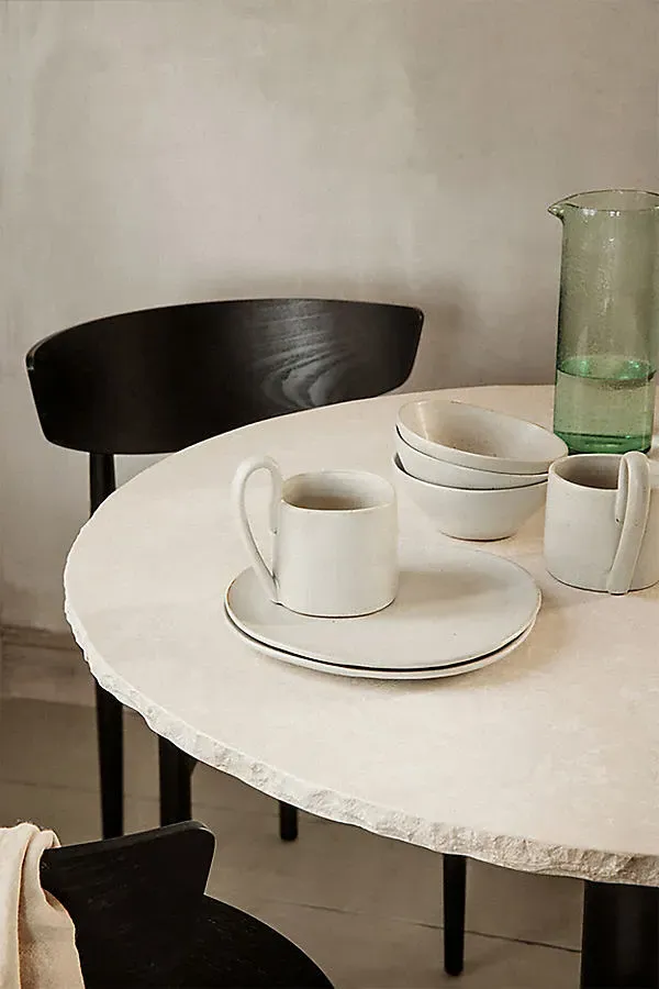 Flow Stoneware Mug - Black by Anthropologie