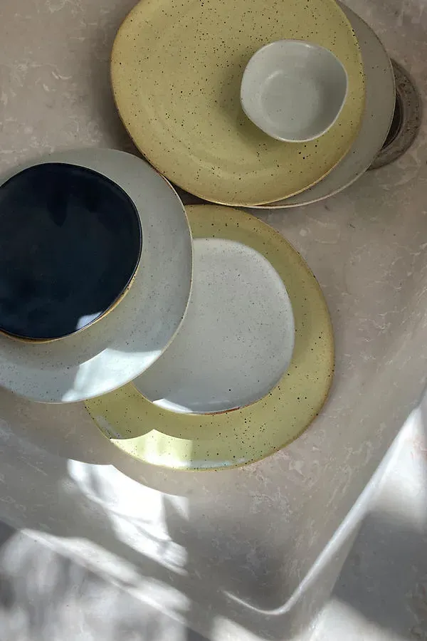 Flow Stoneware Small Bowl - Reactive Glaze by Anthropologie