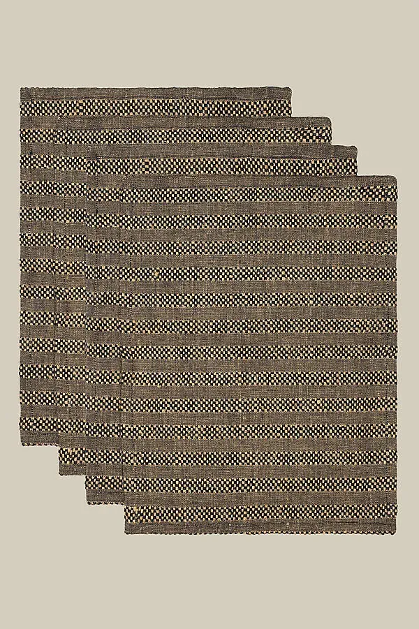 Gather Placemats Set of 4 - Jute, Organic Cotton product