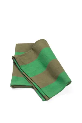 Hale Tea Towel - Green, Cotton/Linen by Anthropologie, alternate view