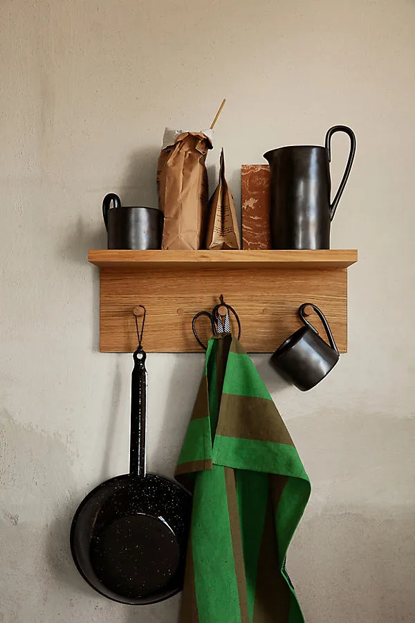 Hale Tea Towel - Green, Cotton/Linen by Anthropologie