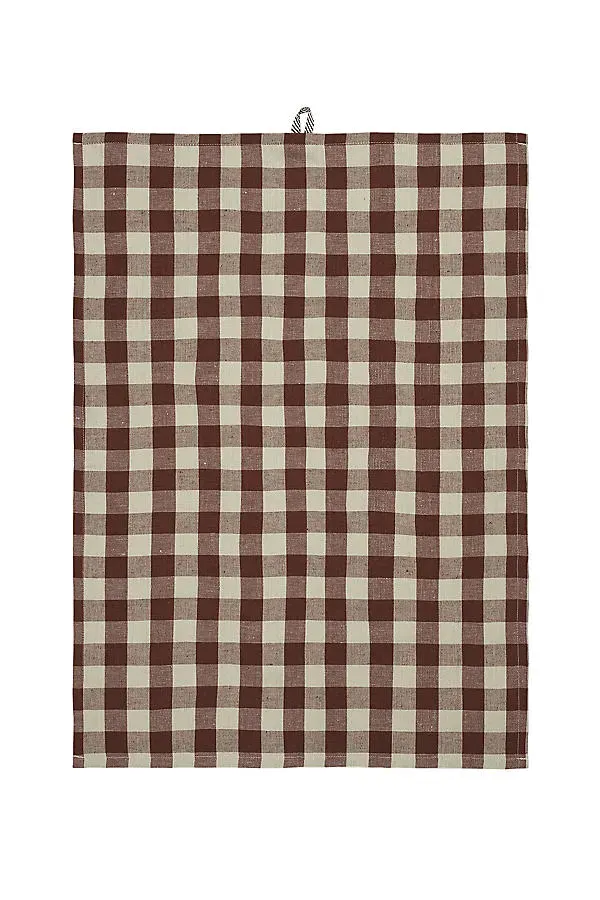 Hale Tea Towel - Grey, Cotton/Linen by Anthropologie