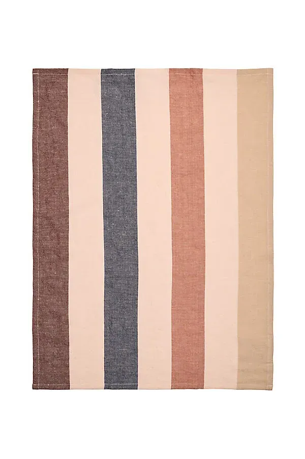 Hale Tea Towel - Ivory, Cotton/Linen by Anthropologie