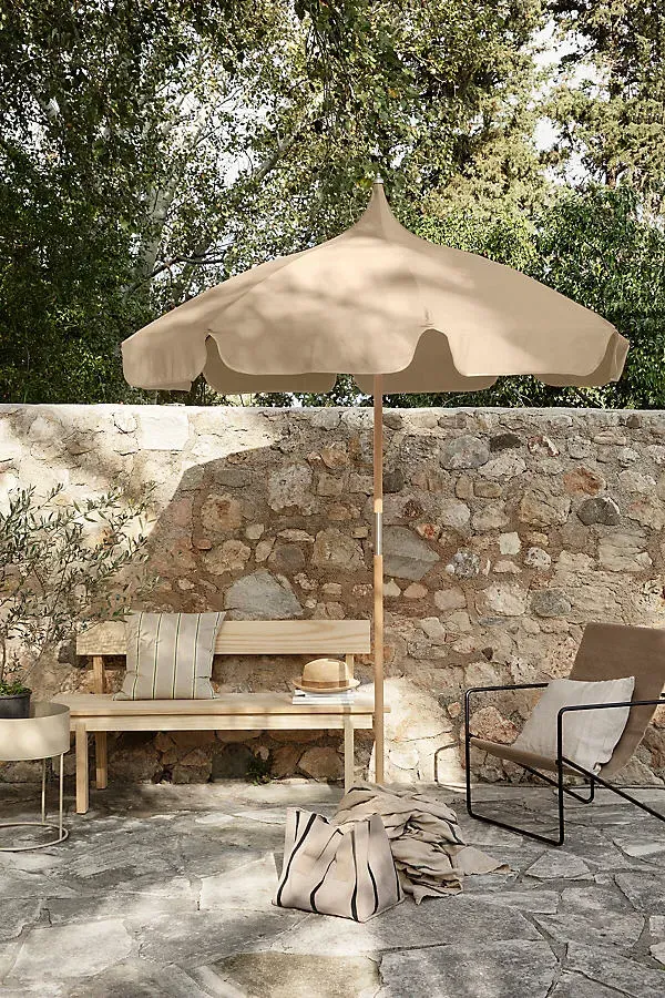 Lull Umbrella - Beige, Polyester product