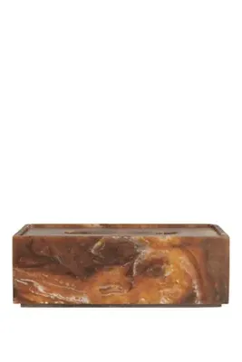 Mist Tissue Box Cover - Marbled Resin by Anthropologie, image 2