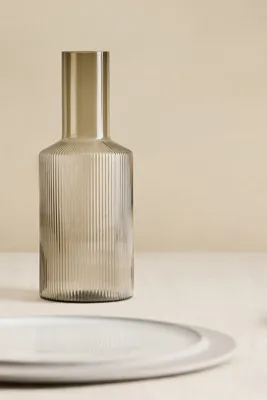 Ripple Glass Carafe - Tinted Glass by Anthropologie, image 2