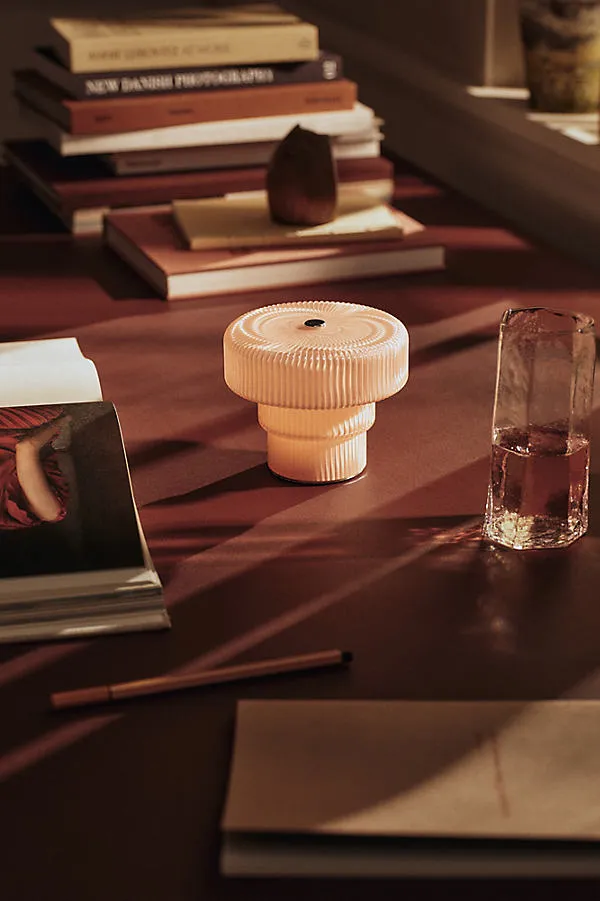 Ripple Portable Lamp - Pink, Glass product