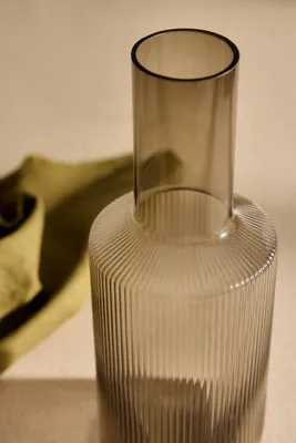 Ripple Small Glass Carafe by Anthropologie, alternate view