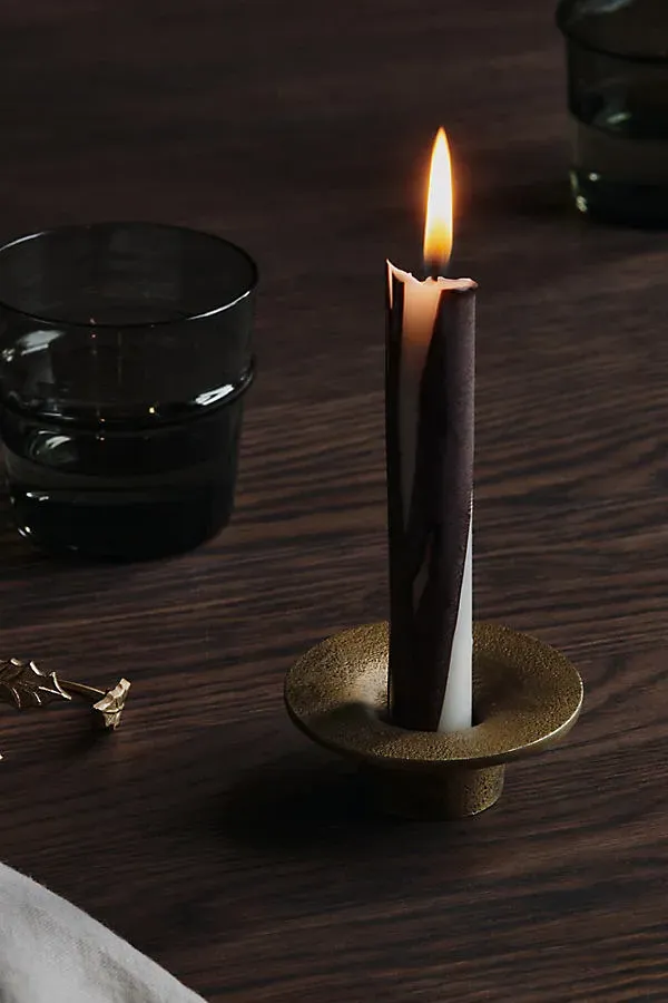 Soothe Candle Holder - Gold, Cast Aluminum by Anthropologie