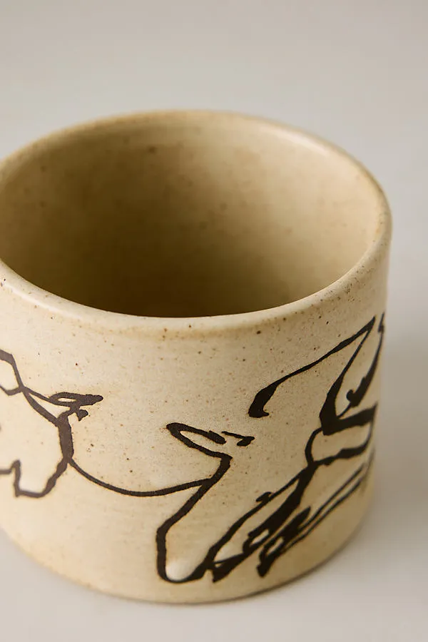 Vuelo Cup - Beige, Glazed Ceramic product